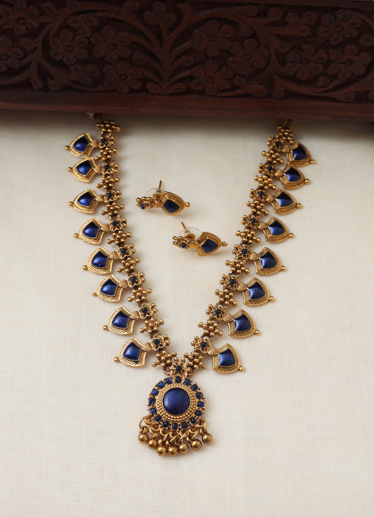 Short palakka necklace set