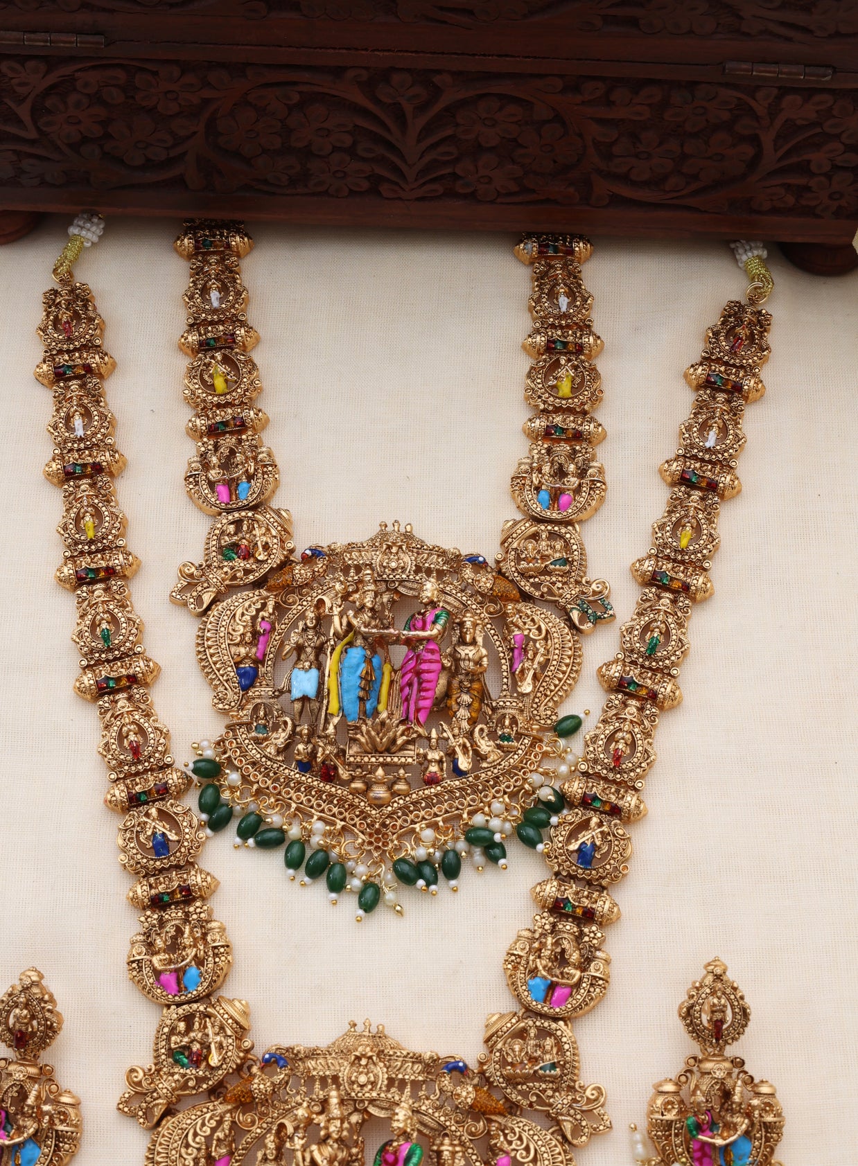 Perumaal mangallya bridalset-(BS-024)