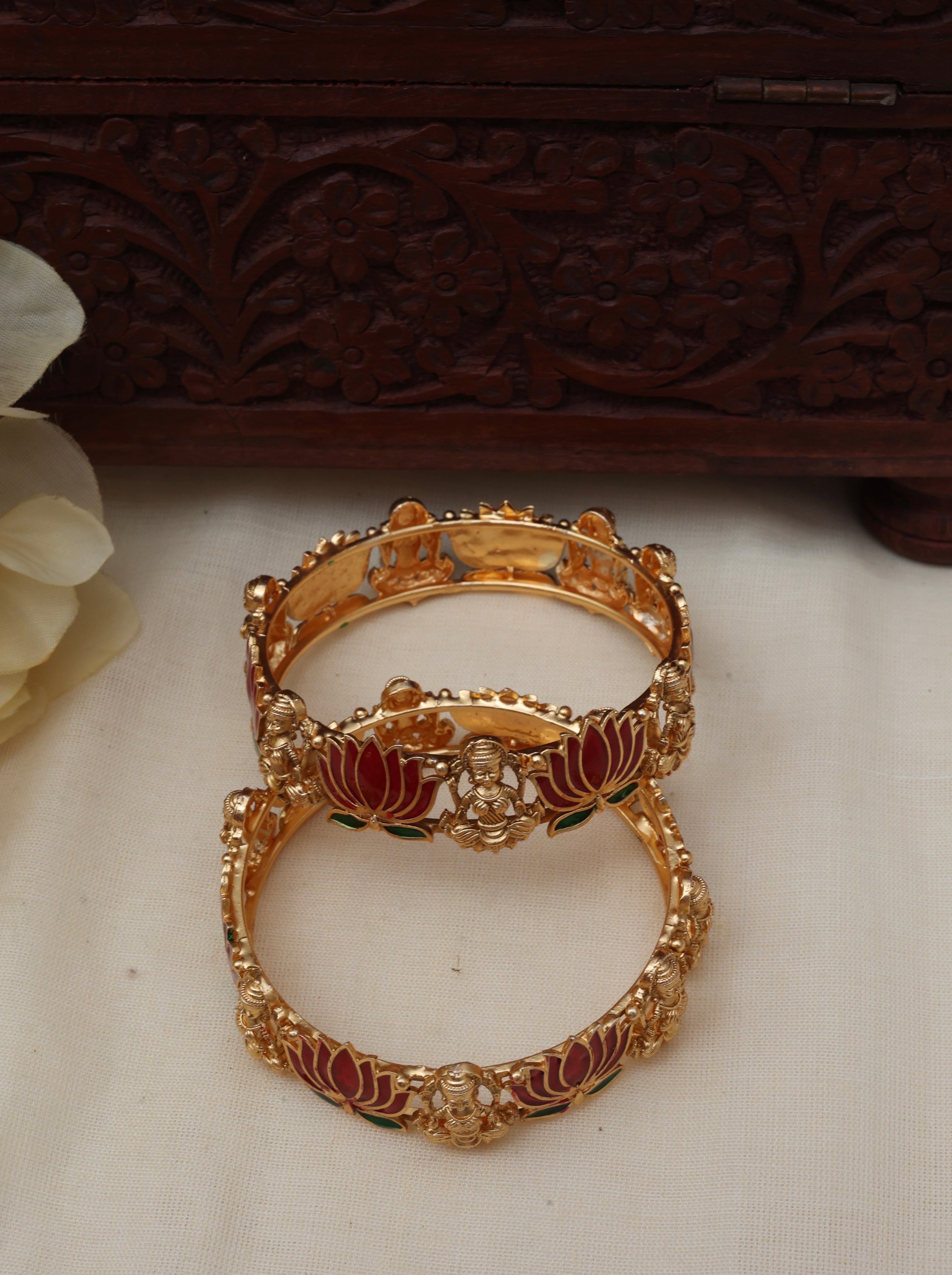Lotus Lakshmi Bangles