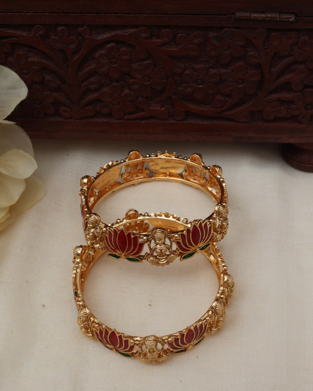 Lotus Lakshmi Bangles