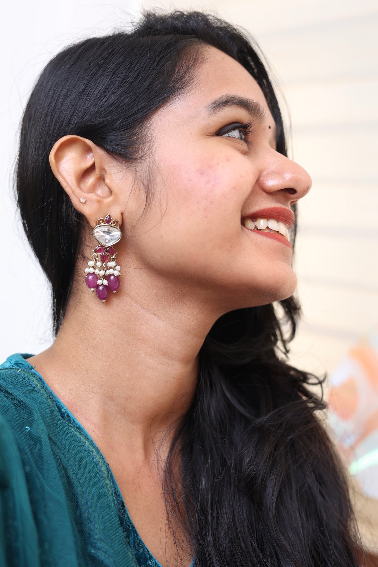 Opulent Petal Chandeliers Earrings