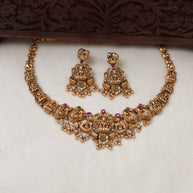 Dhana Lakshmi necklace set-JS 0246