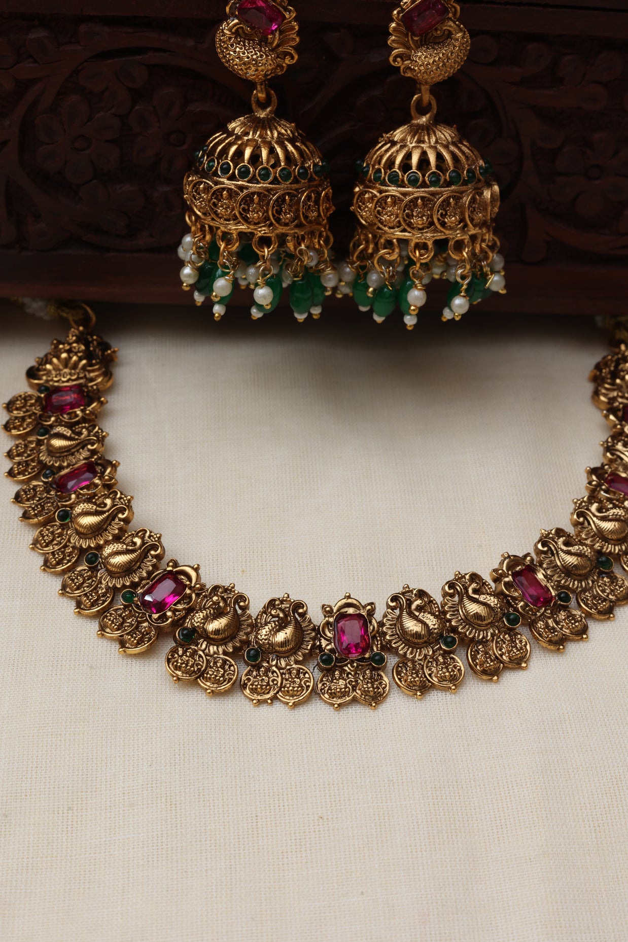 Kavitha necklace set-JS 0153
