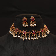 Ruby Radiance Necklace set