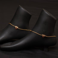 Simple Heart anklet