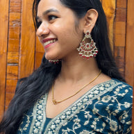 Mumtaz Mahal Kundan Earrings