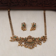 Athira choker set Green-JS 0198