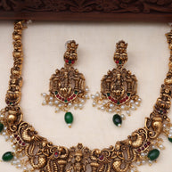 Nagas mohini necklace set Green-JS 0111