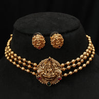 Golden Lakshmi choker