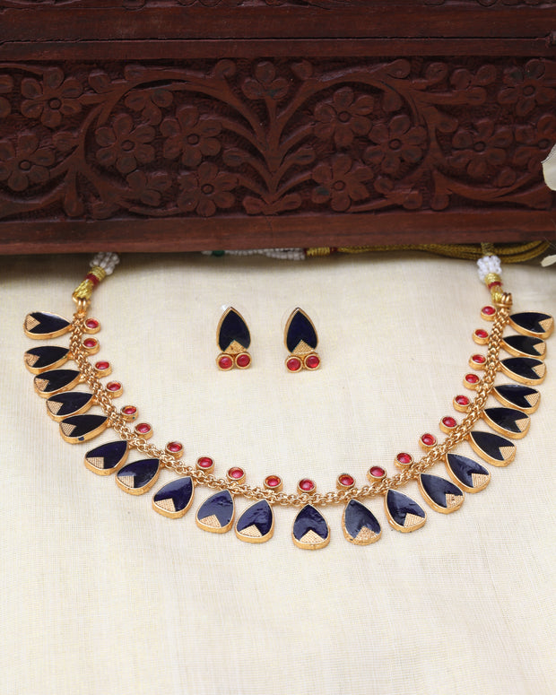 Navy Nights Necklace set