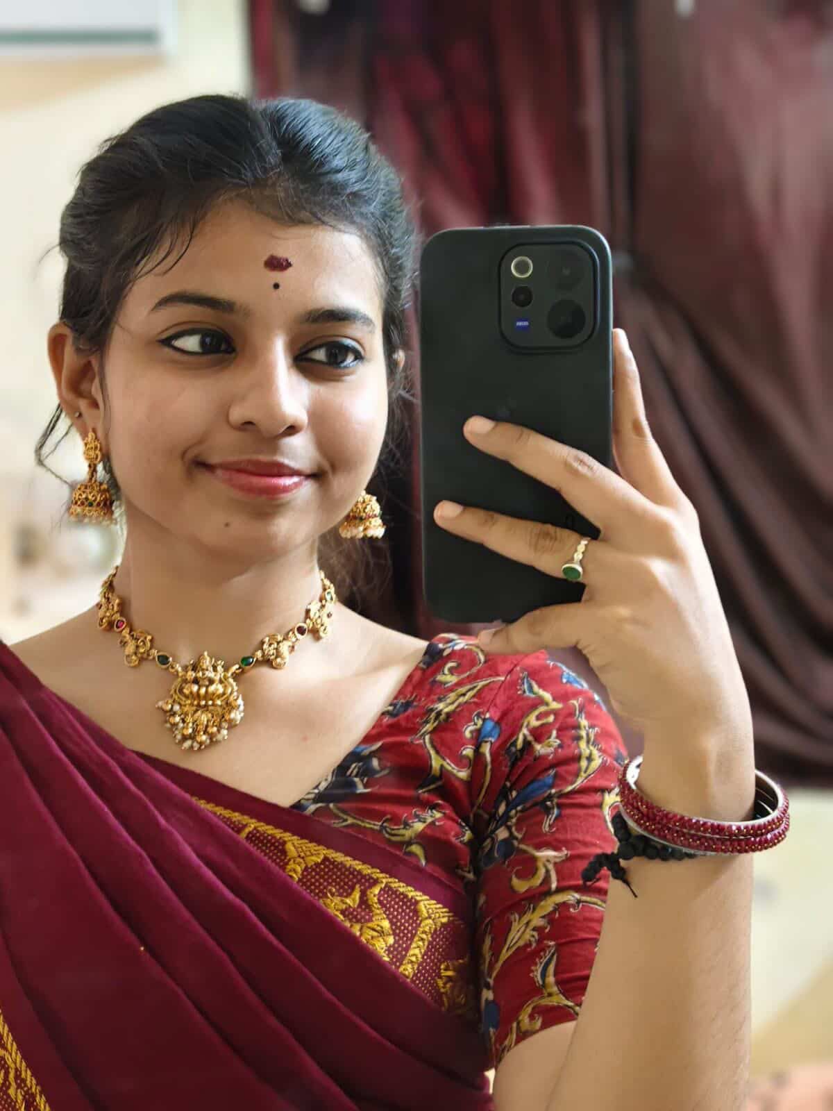 Shakti Antique necklace set-JS 0139