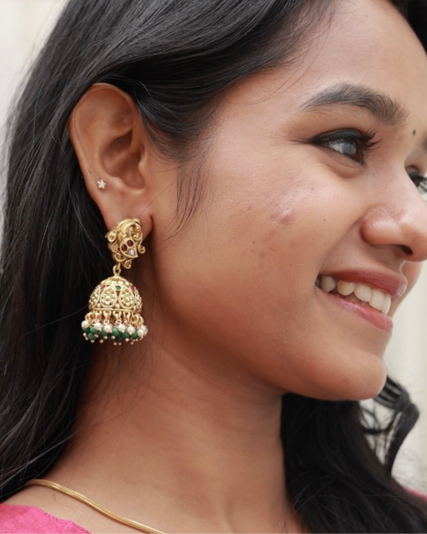 Mayura Antique Jhumkas