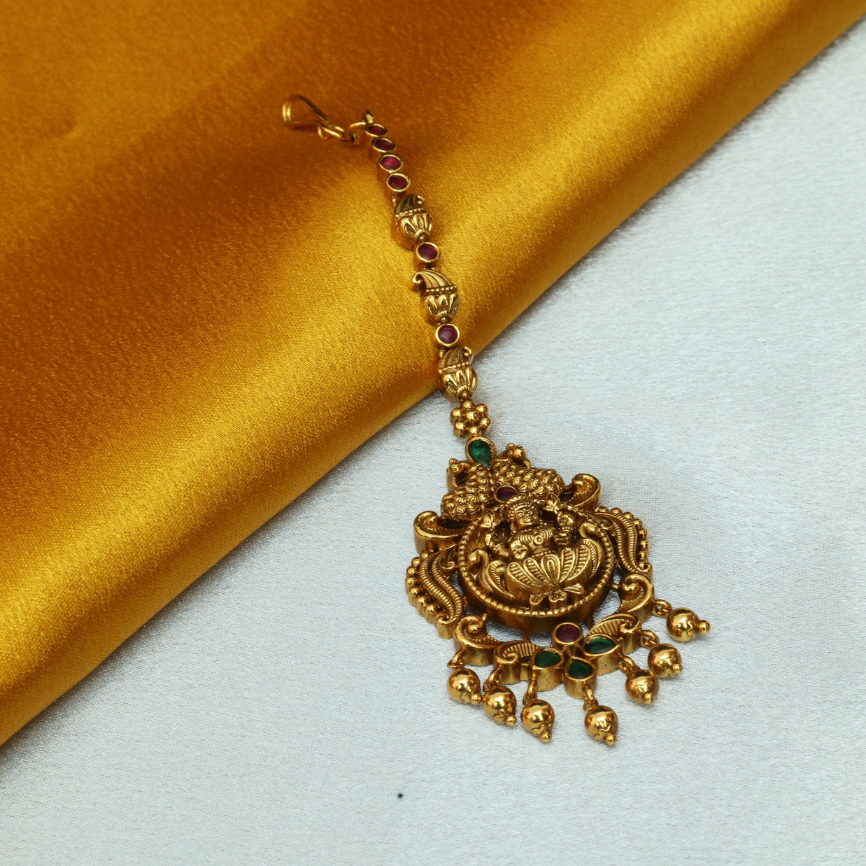 Antique Lakshmi Maang Tikka