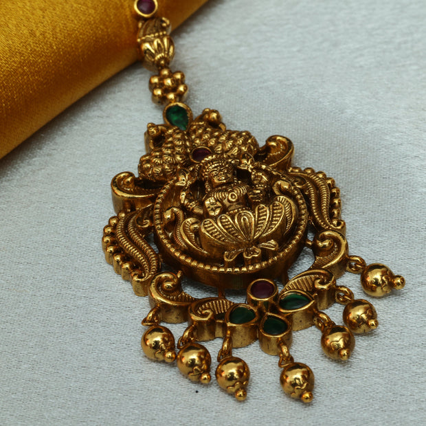 Antique Lakshmi Maang Tikka