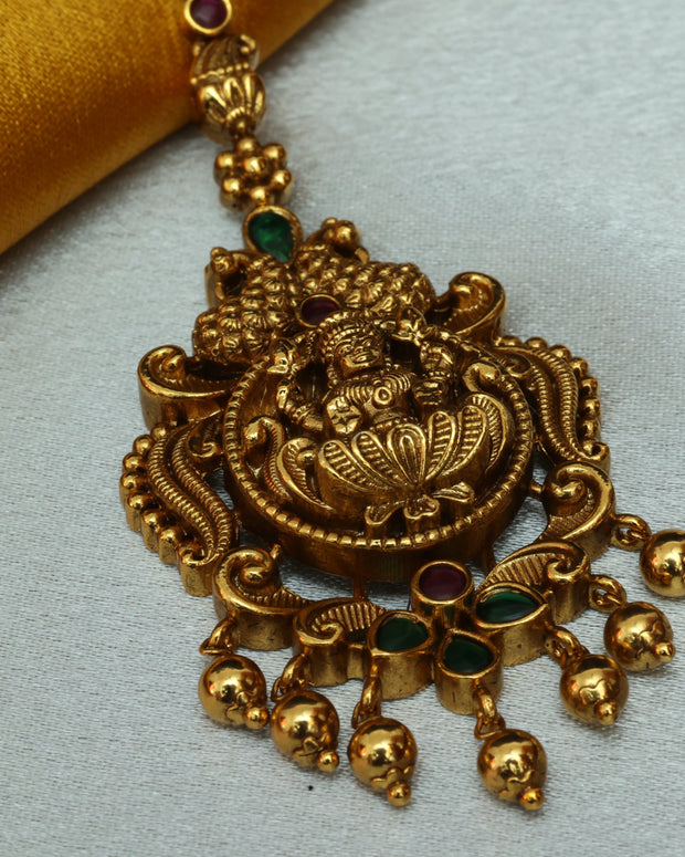 Antique Lakshmi Maang Tikka