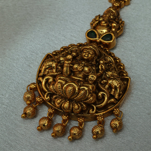 Divine Lakshmi And Ganapathy Maangtikka