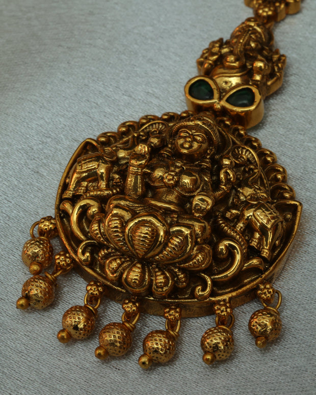 Divine Lakshmi And Ganapathy Maangtikka