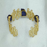 Waves Handcuff 18K Gold Plated