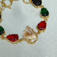 Ethereal Cascade Multicoloured Bracelet