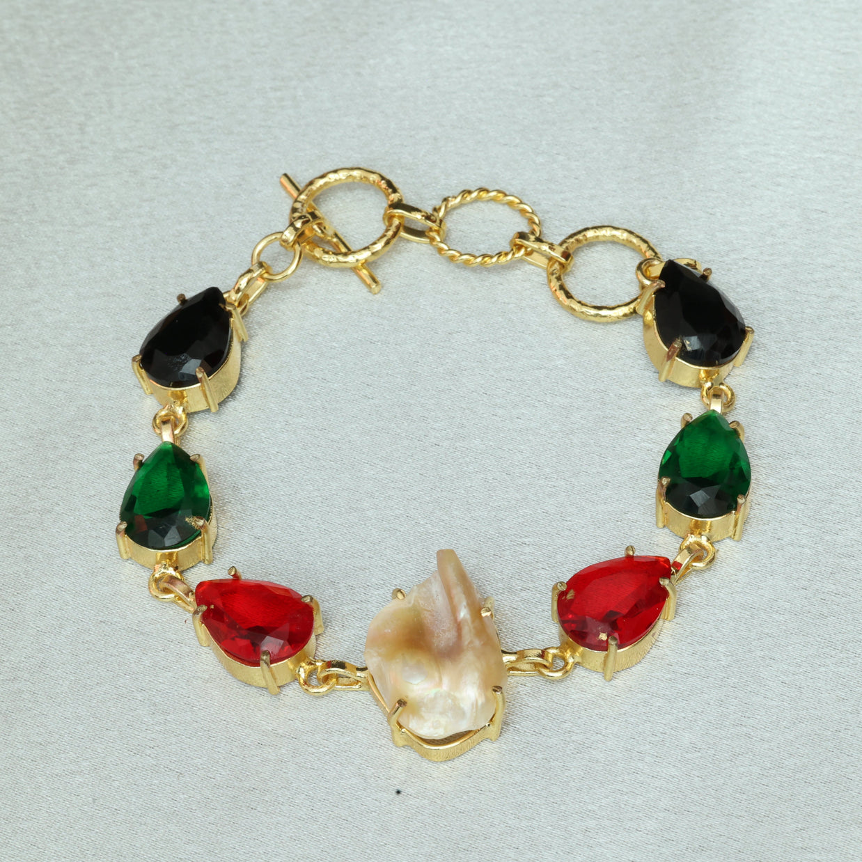 Ethereal Cascade Multicoloured Bracelet