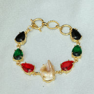 Ethereal Cascade Multicoloured Bracelet