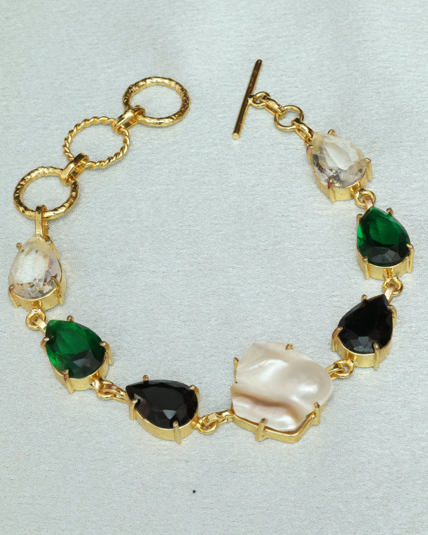 Ethereal Cascade Multicoloured Bracelet