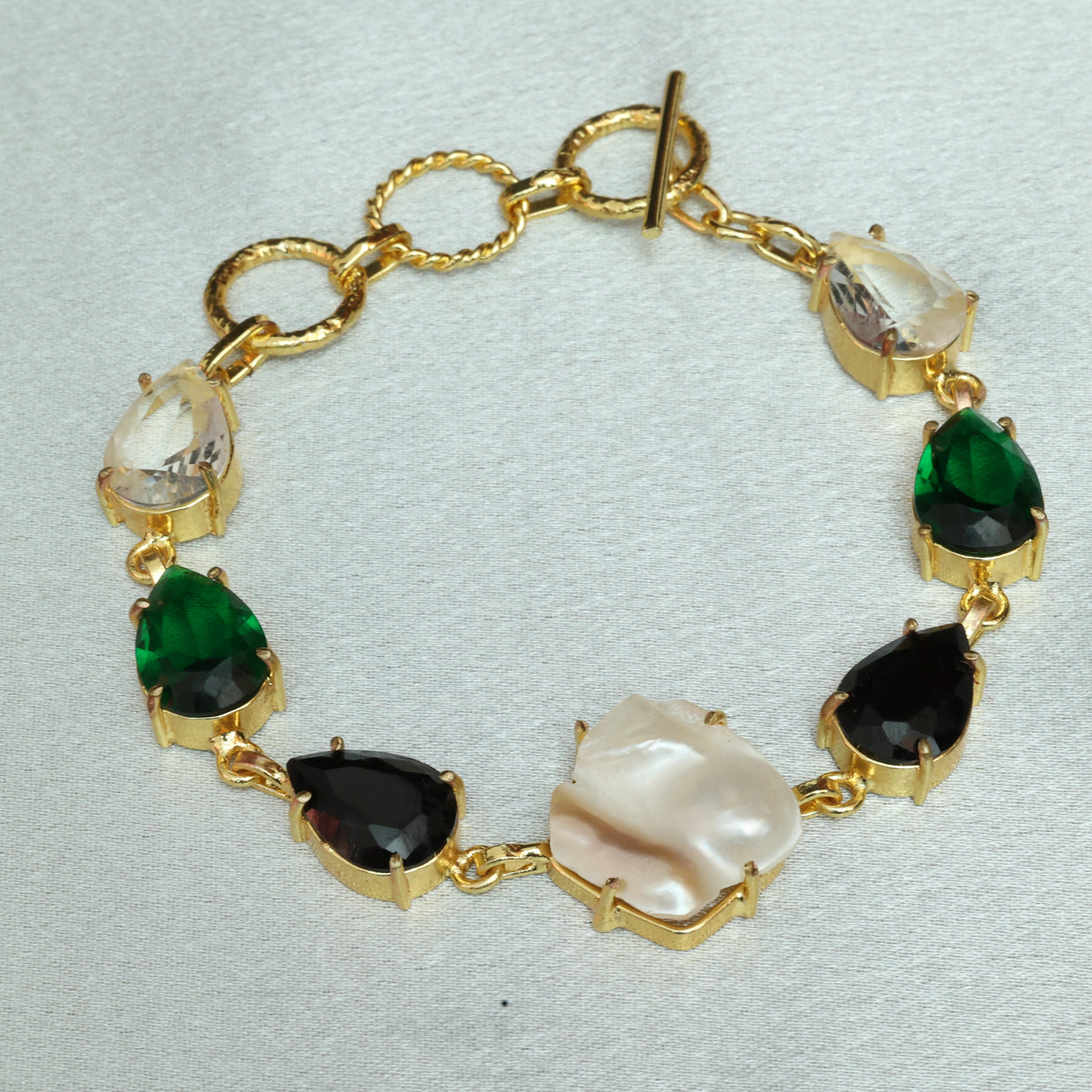 Ethereal Cascade Multicoloured Bracelet