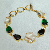 Ethereal Cascade Multicoloured Bracelet