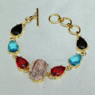 Ethereal Cascade Multicoloured Bracelet