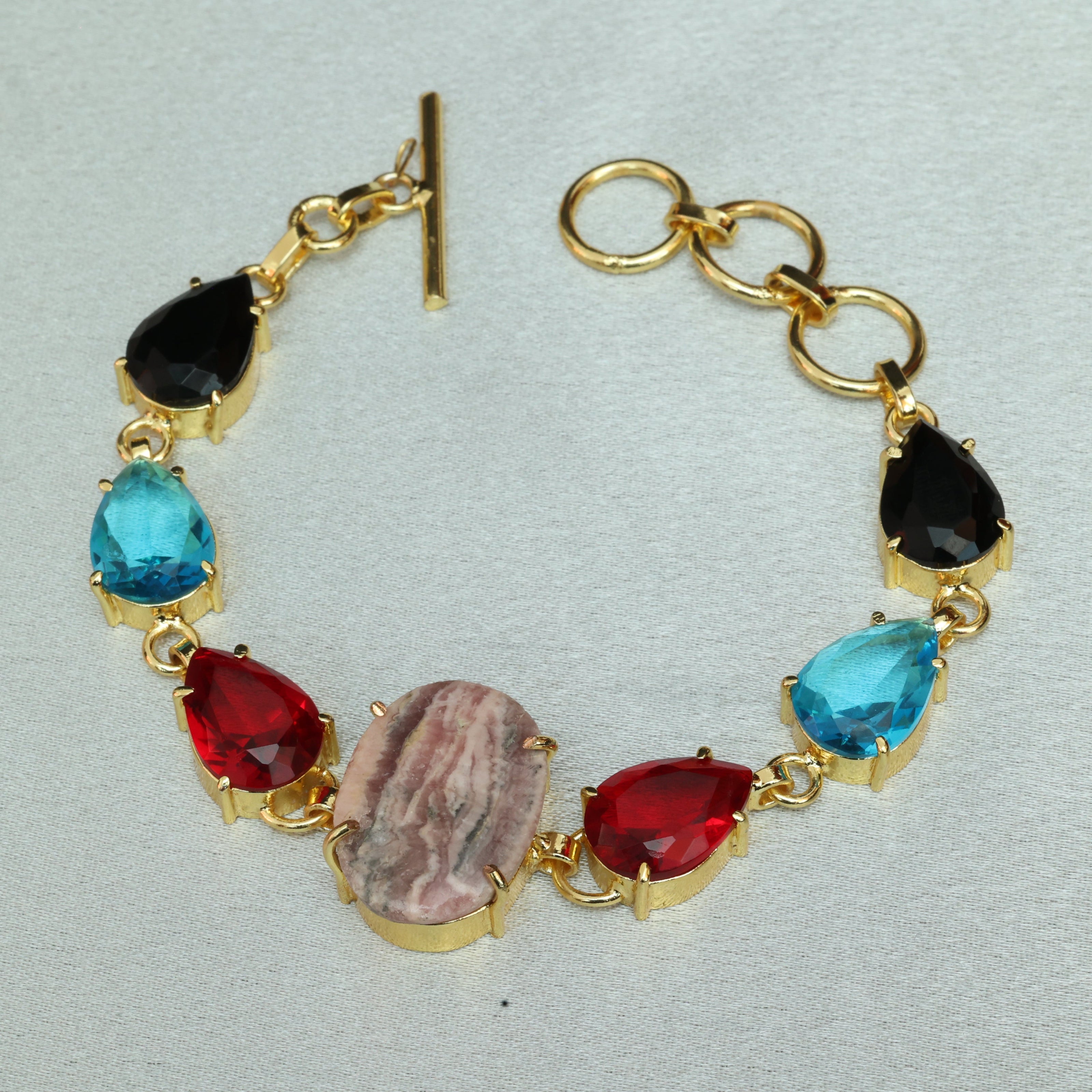 Ethereal Cascade Multicoloured Bracelet