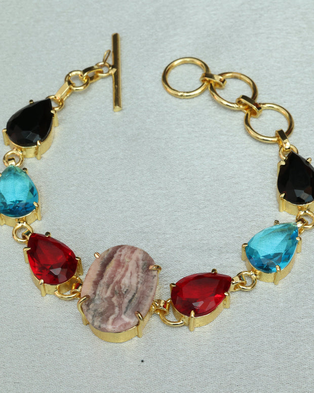 Ethereal Cascade Multicoloured Bracelet