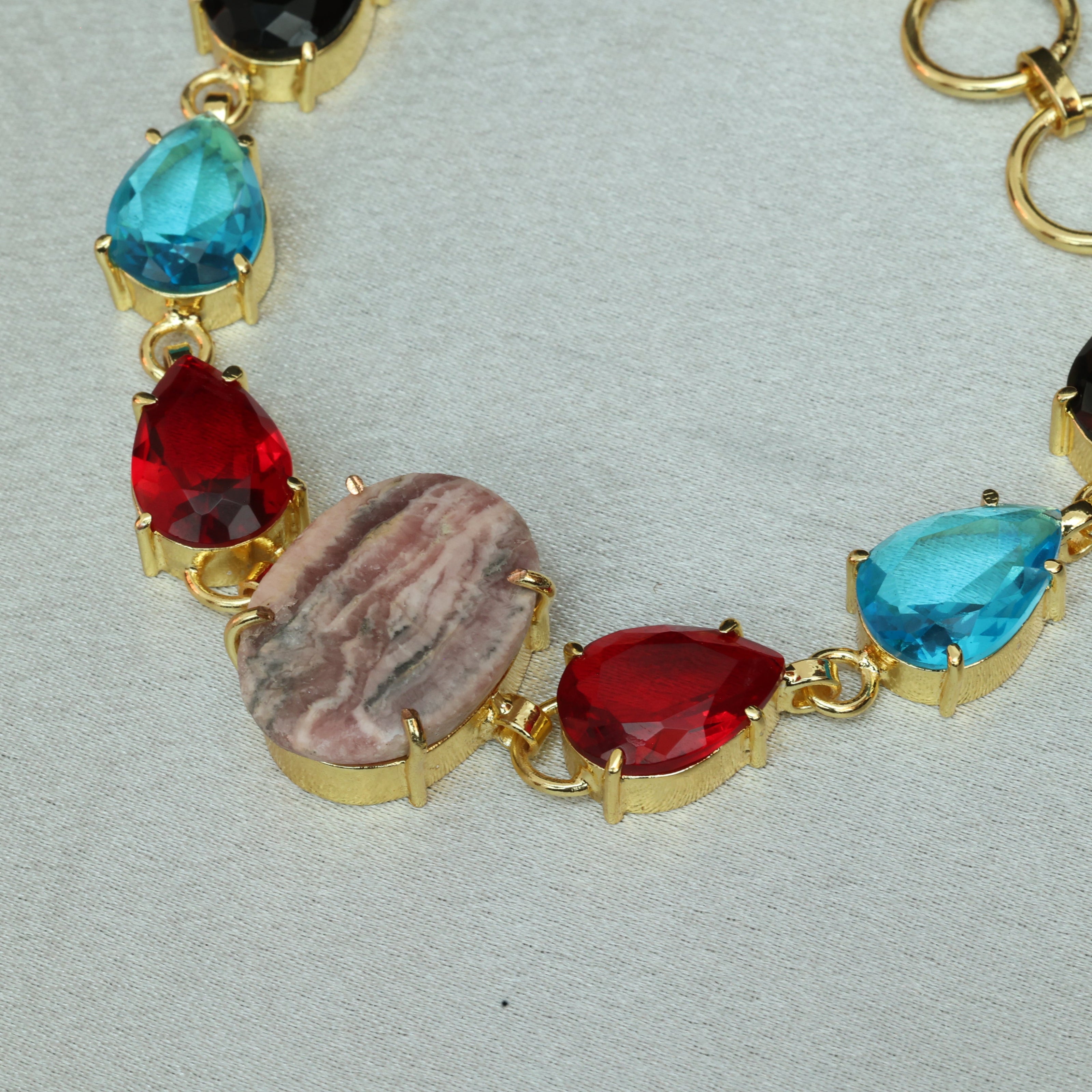 Ethereal Cascade Multicoloured Bracelet