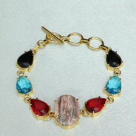 Ethereal Cascade Multicoloured Bracelet