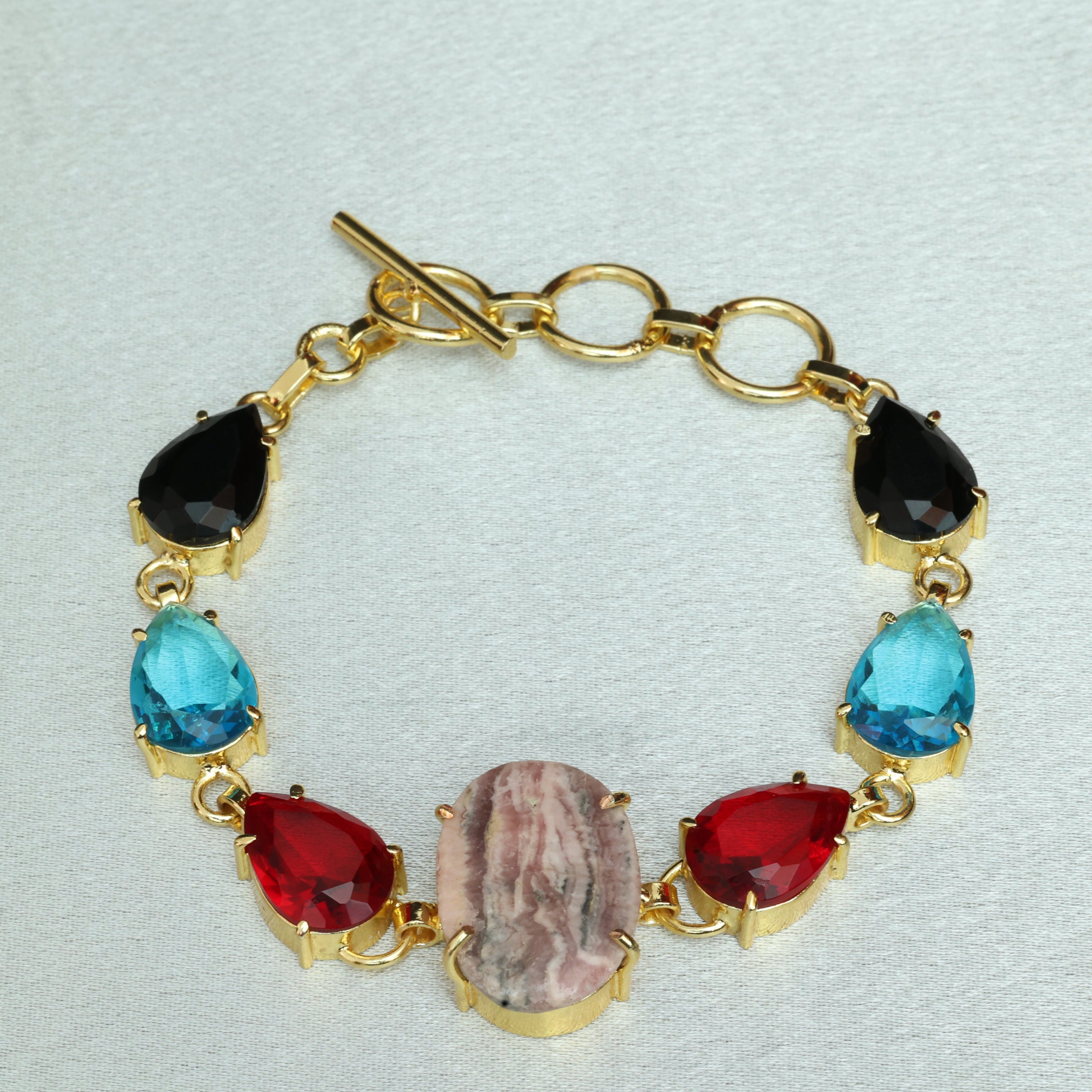 Ethereal Cascade Multicoloured Bracelet