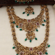 Nagas lakshmi emerald bridalset-(BR-020)