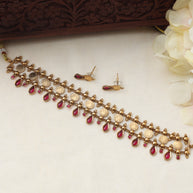 Divine Lakshmi coin choker set