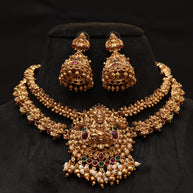 2 layer Devi necklace set