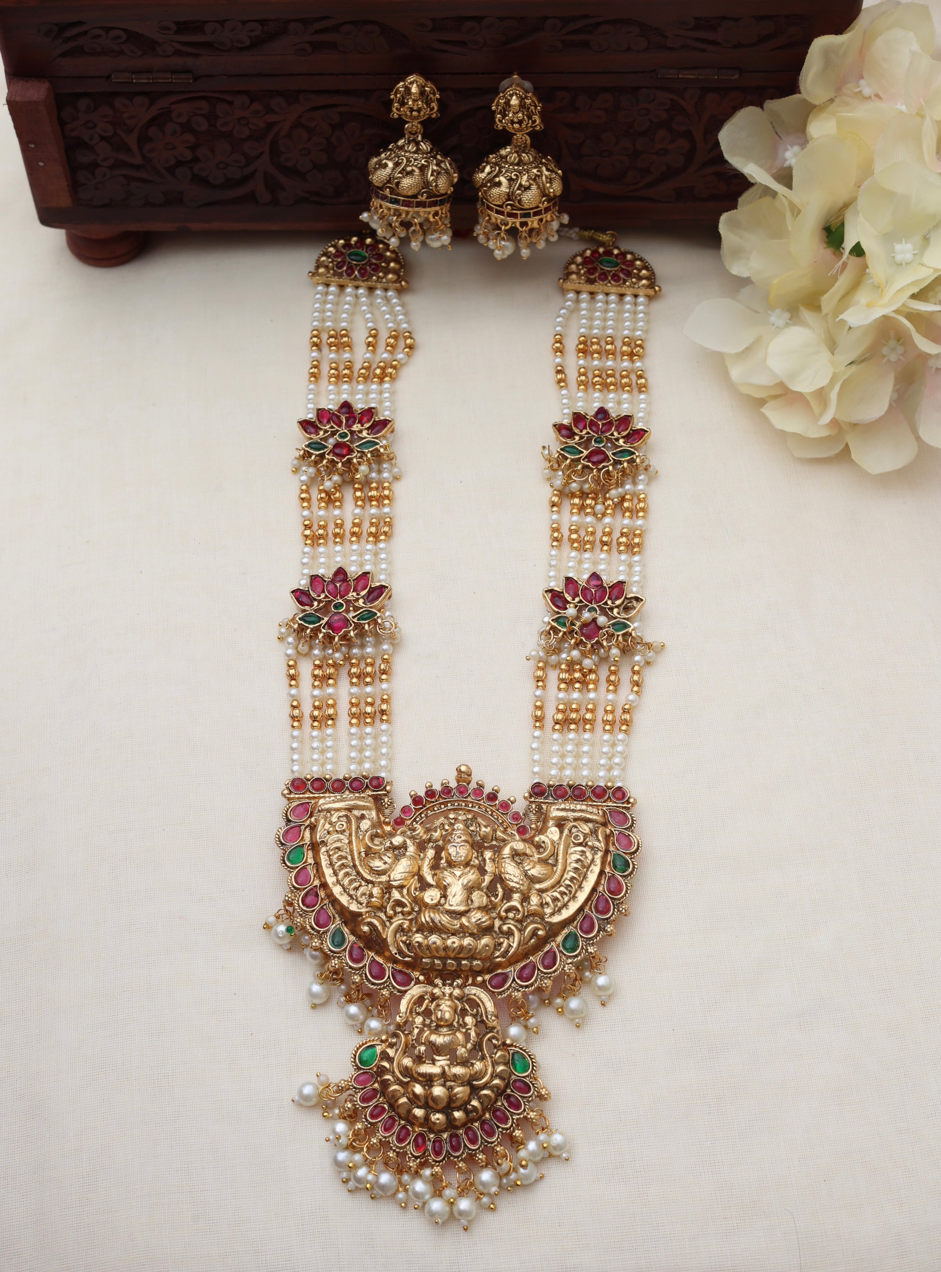 Lakshmi Devi lotus Haaram