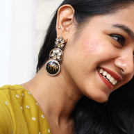 Regal Roar Polki Earrings