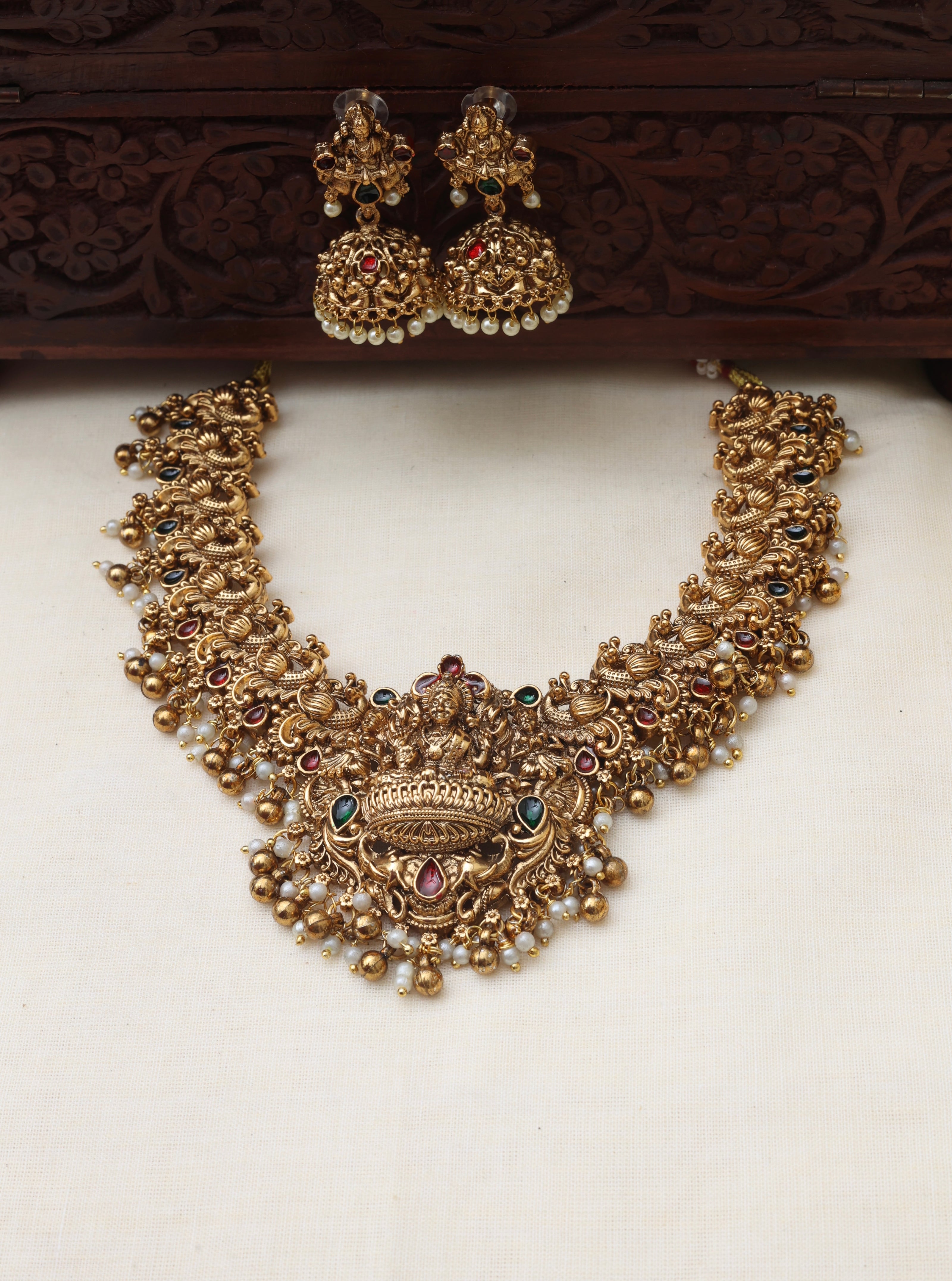 Sree Devi Temple necklace set