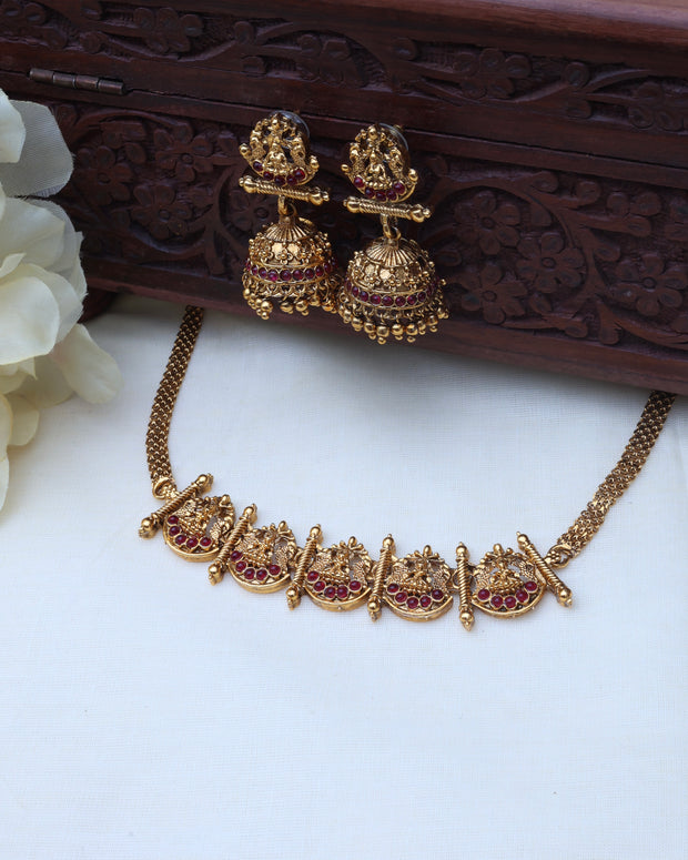Pancha Lakshmi necklace set