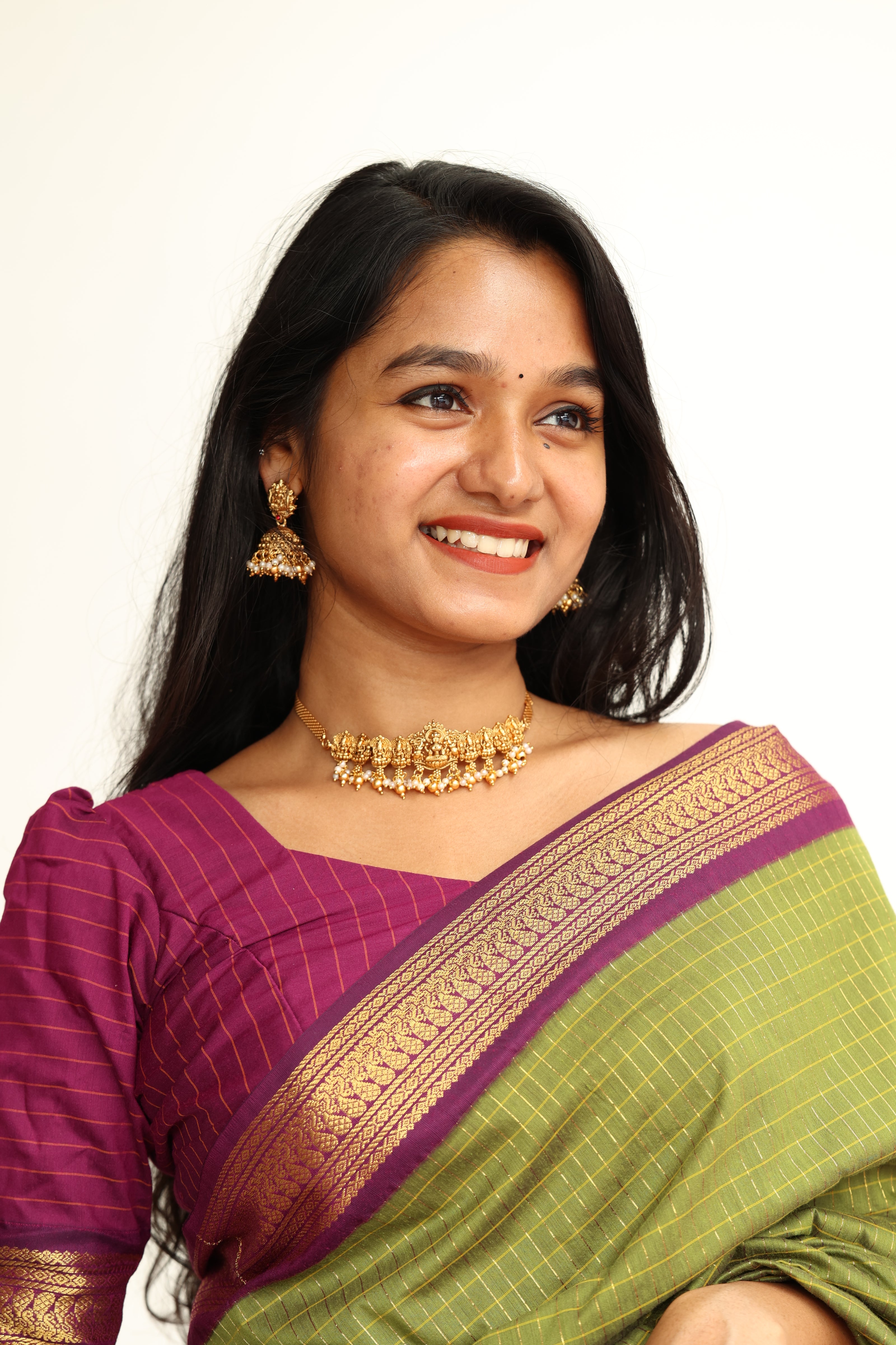 Divine Lakshmi Temple choker set