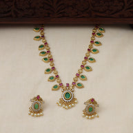 Palakka necklace set - (JS 0235)