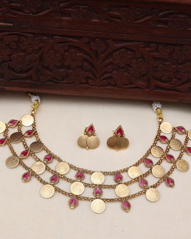3 layer coin choker set