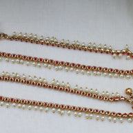 Ruby motti Anklet