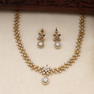 Dimple AD necklace set-JS 0273