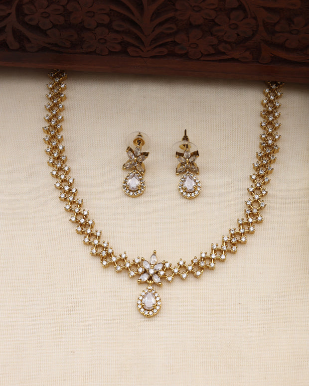 Dimple AD necklace set-JS 0273