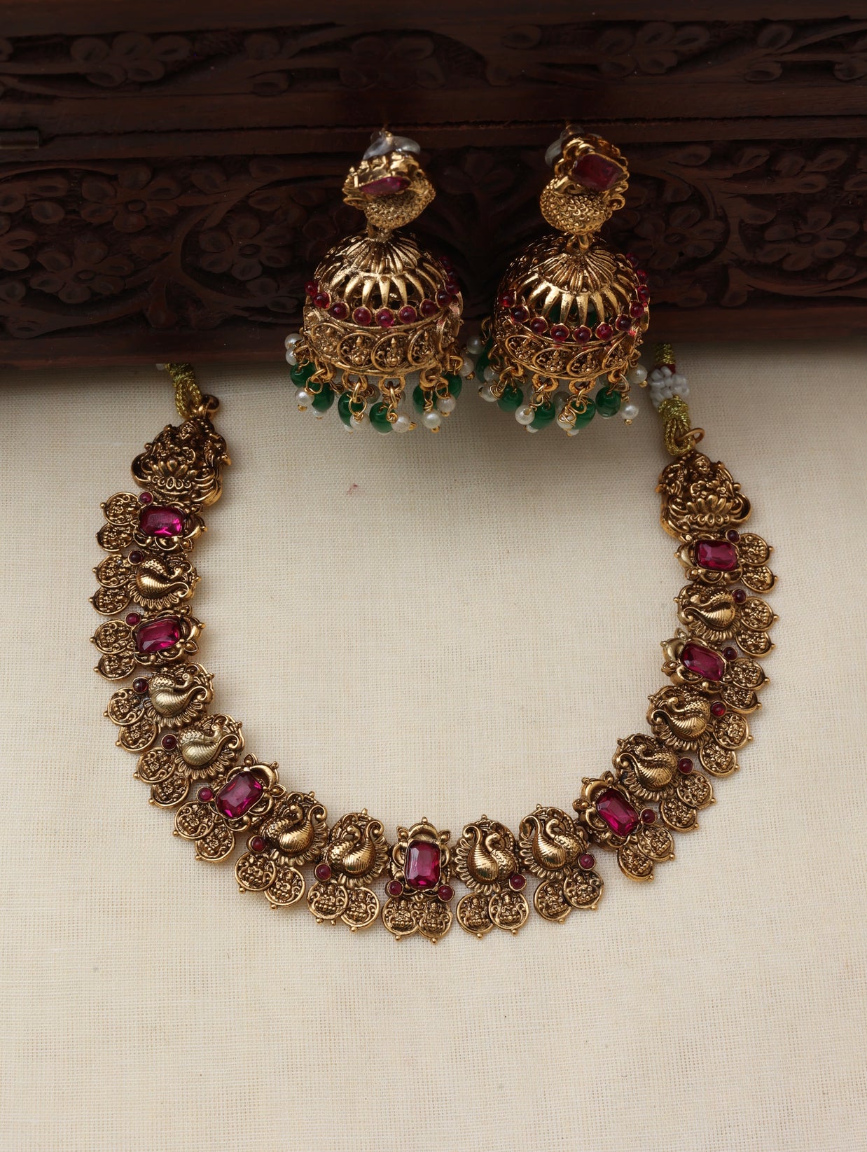 Kavitha necklace set-JS 0153