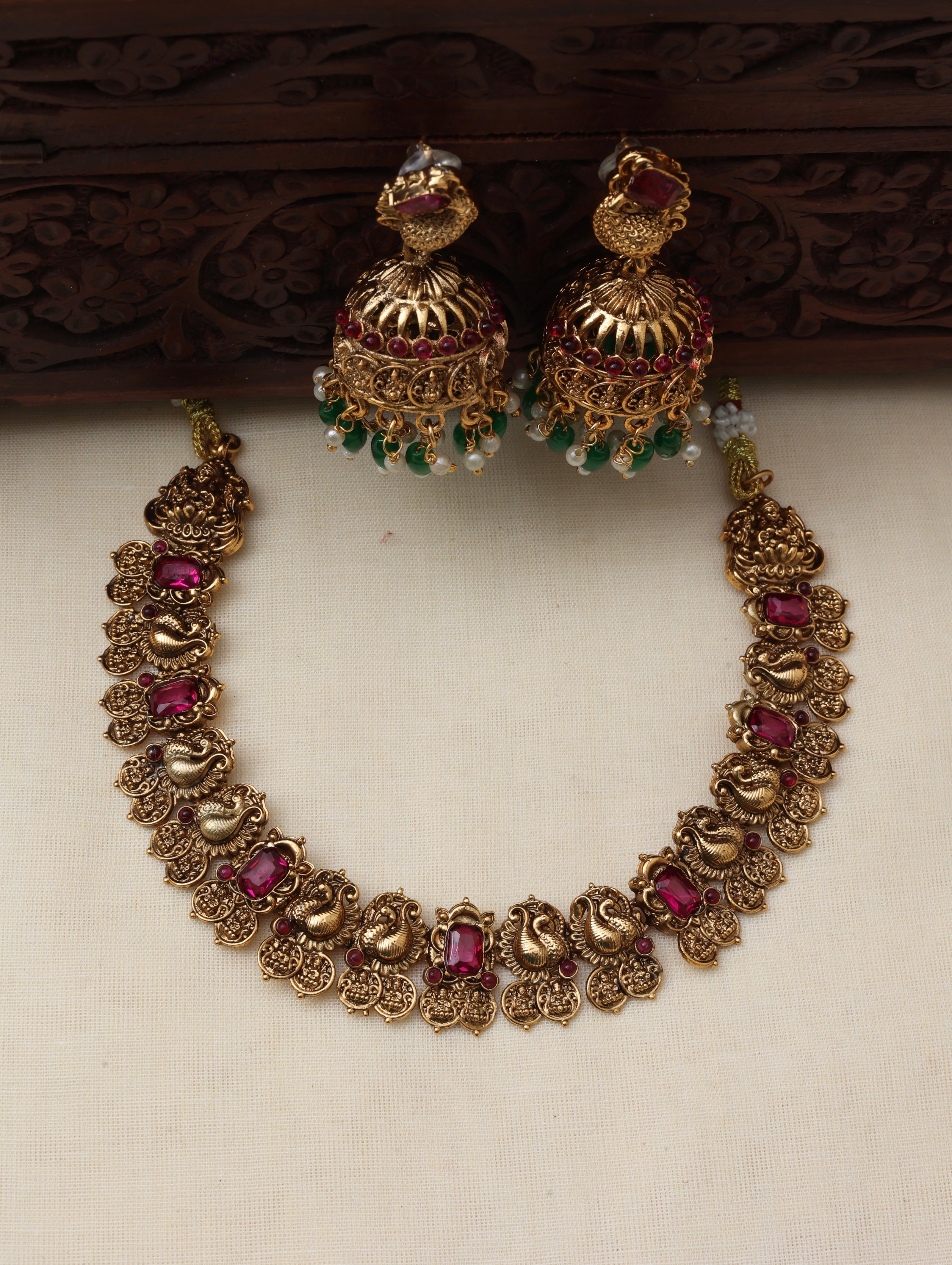 Kavitha necklace set-JS 0153