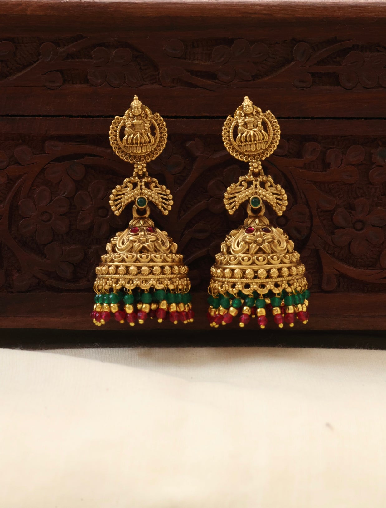 Varna jhumkas-(0177)